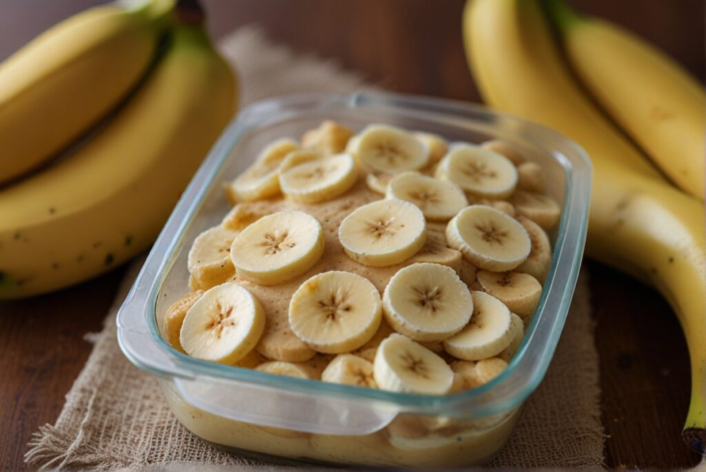 keep bananas from turning brown in banana pudding
