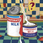 Is evaporated milk the same as condensed milk